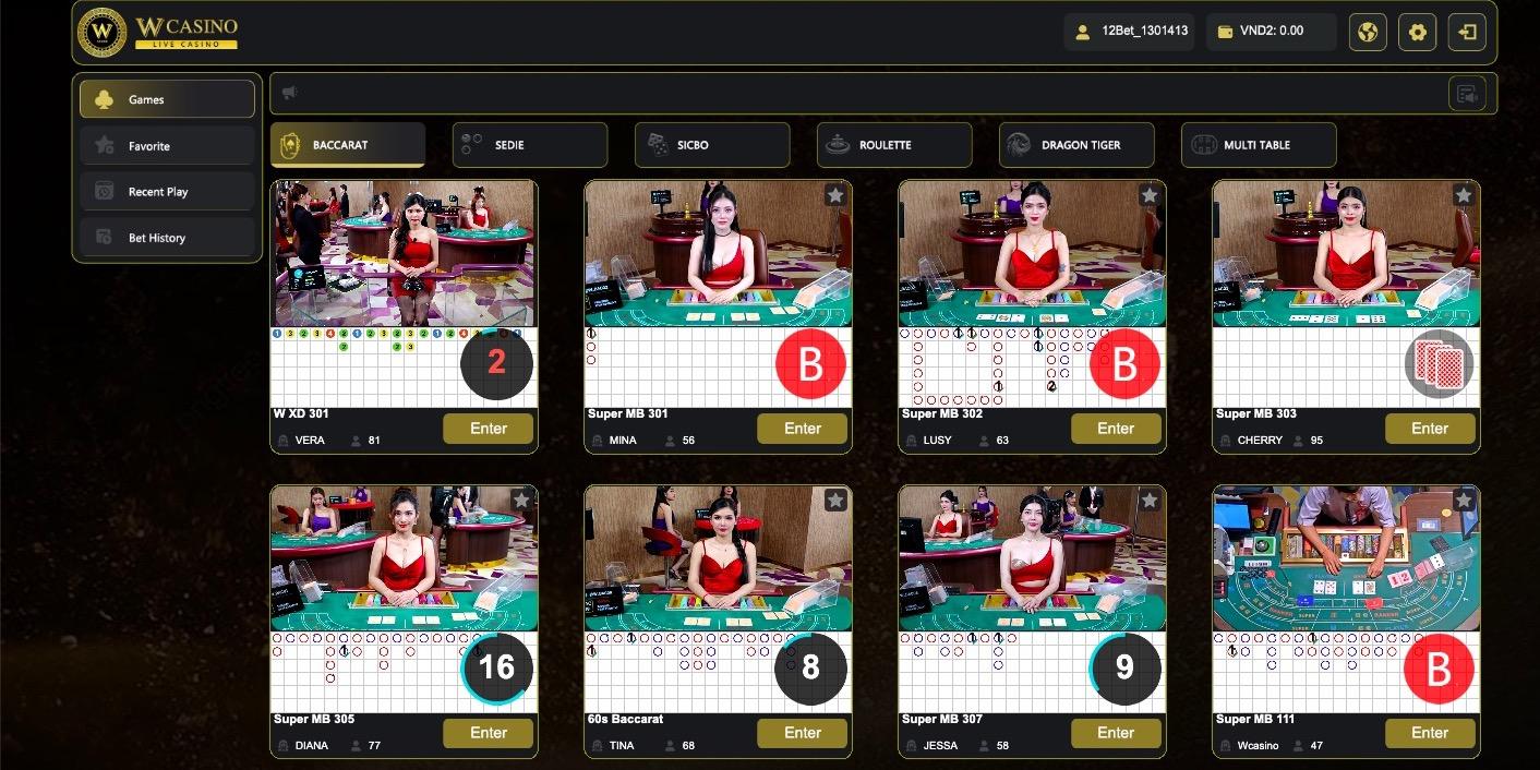 Tại sao nên chơi casino trực tuyến tại 12BET?