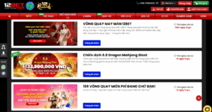Hướng Dẫn Cách Tham Gia Khuyến Mãi 12BET Tối Ưu